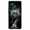 For Realme GT 6T Case Soft Feeling Silicone Luxury Phone Covers For Realme GT 6 GT6 Cases TPU Painted Marble Beautiful GT6t Wolf