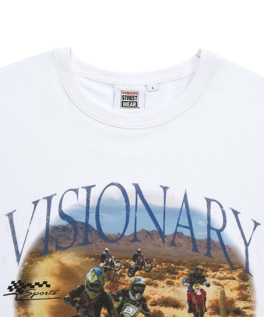 Vision Streetwear Vsw Motor Sport T-Shirts White