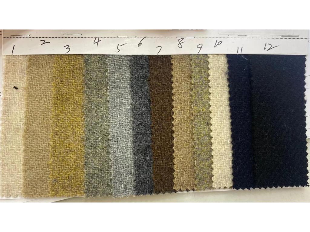 480g Double-Sided Wool Flannel Fabric for Autumn/Winter Coats