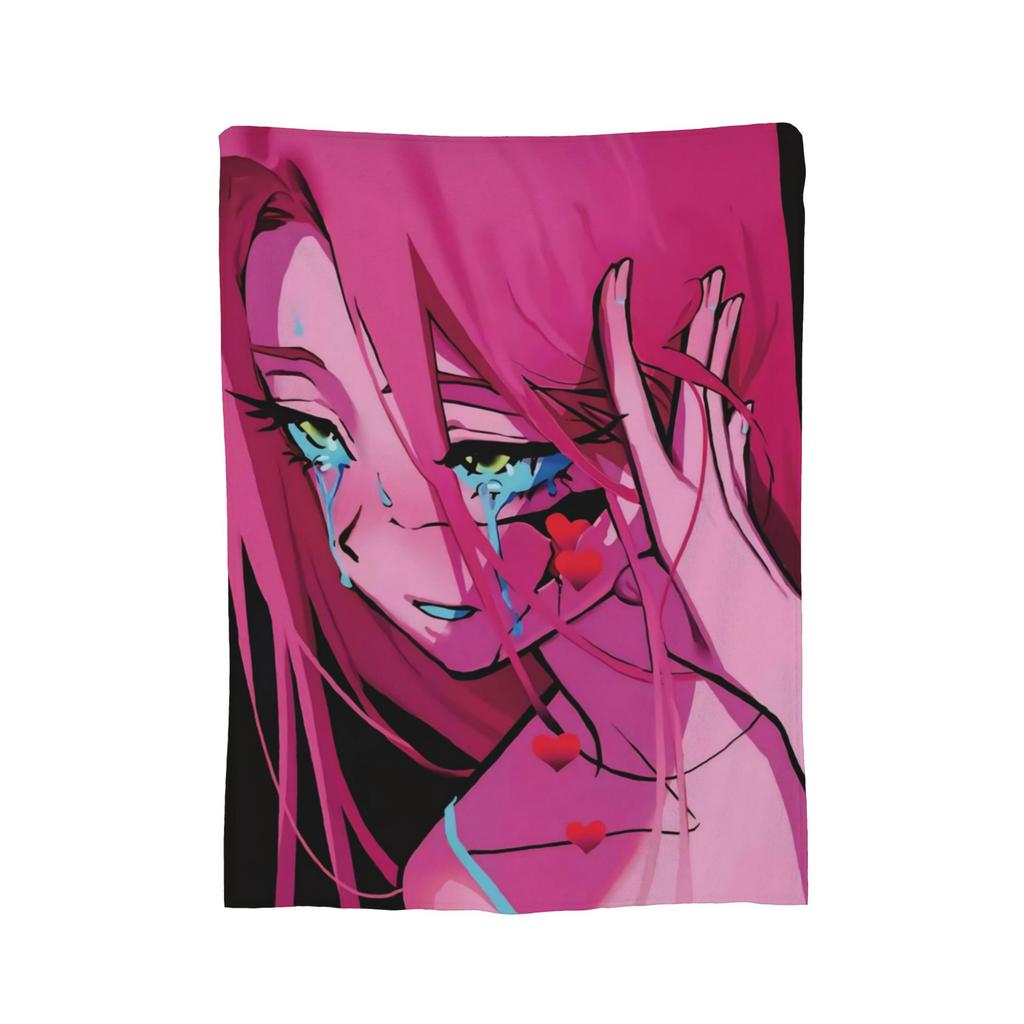 Mizi ALNST Zombie Stage Blanket Cartoon Flannel Throw Blanket Bedroom Sofa Decoration Soft Warm Bedspread