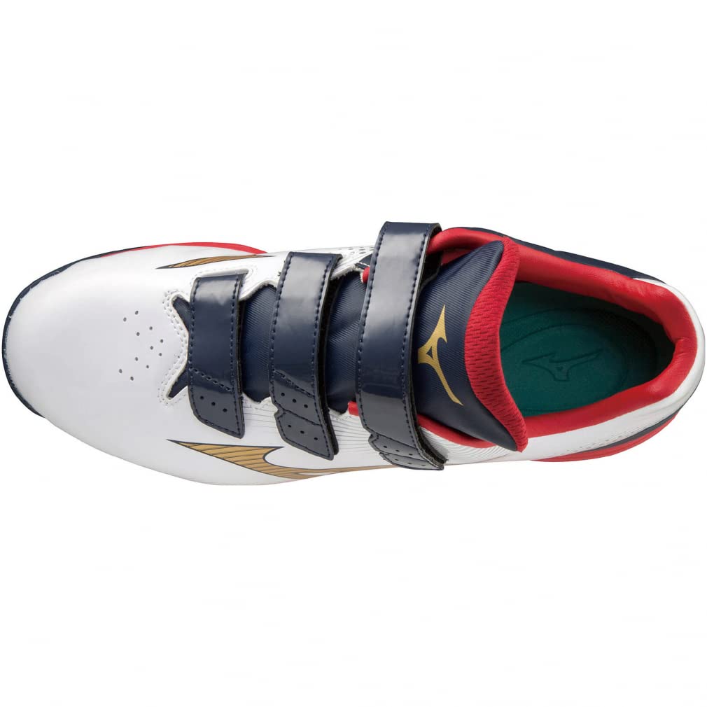 Baseball Training Shoes Light Revo Trainer CR Navy x Red [Mizuno] Men's 27.0