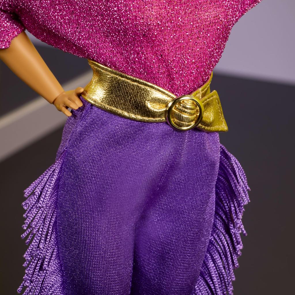 Barbie Debbie Allen Signature Black Doll House for Ages Dress-Up & 6+ (Purple JBJ24)
