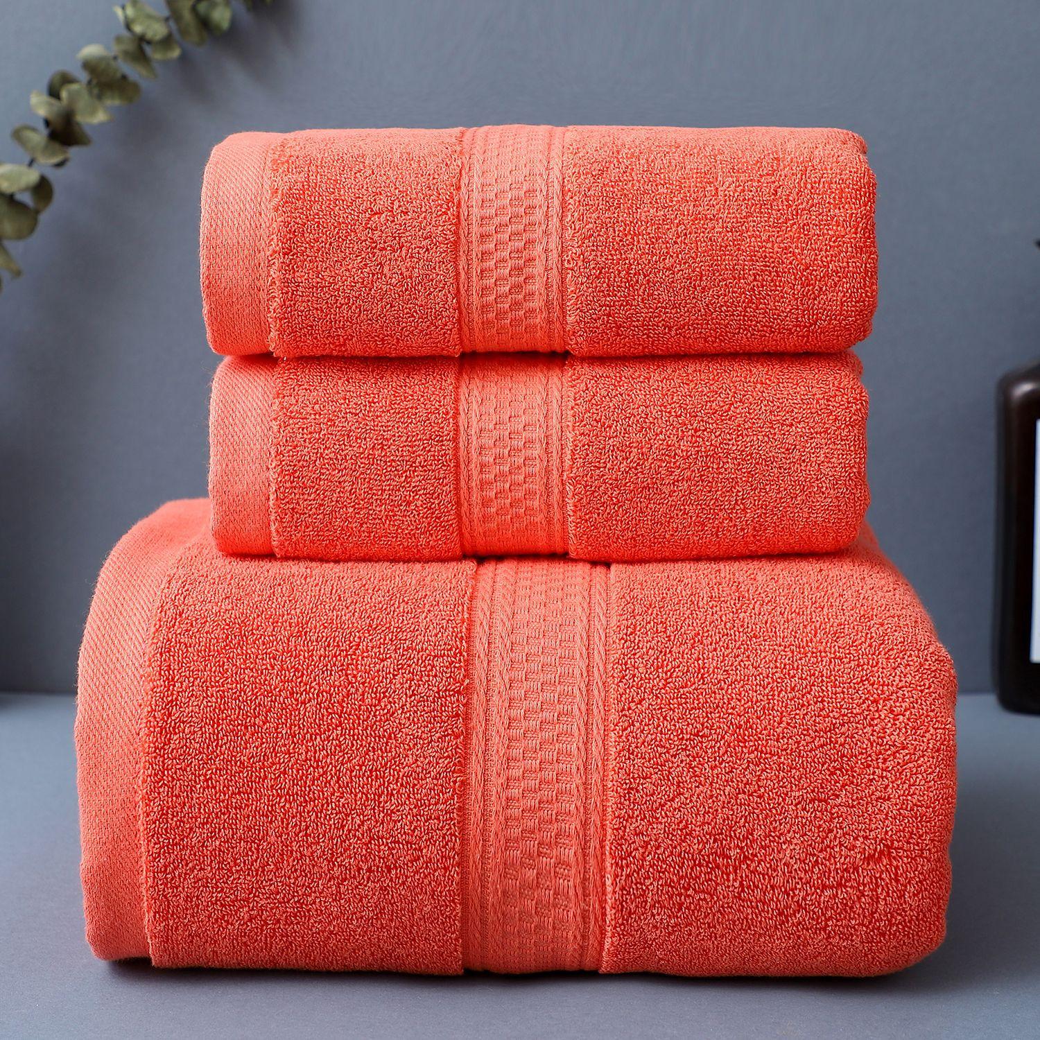 Bath towels, towels, cotton quick-drying absorbent beach towels, enlarged and thickened hotel embroidery logo gifts Towel 35*75
