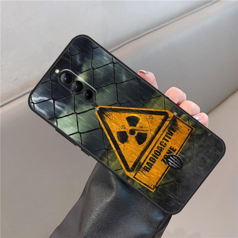 

Nuclear Radiation Emblem Case For ZTE Nubia Red Magic 10 Air 5G 6R 6 7 7S 6S Pro RedMagic 10 9 8 8S 9S Pro Plus Cover Red Magic 9S Pro