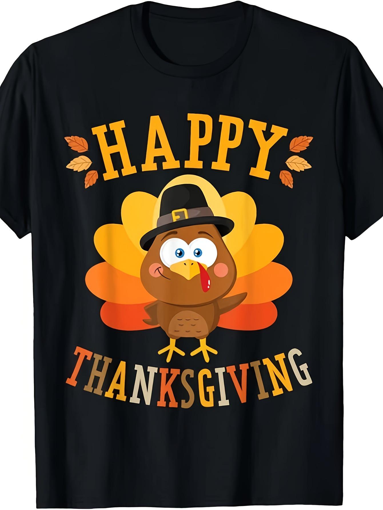 Лучший выбор Местный Мужская Женская Счастливого Дня Благодарения Футболка с Индейкой S