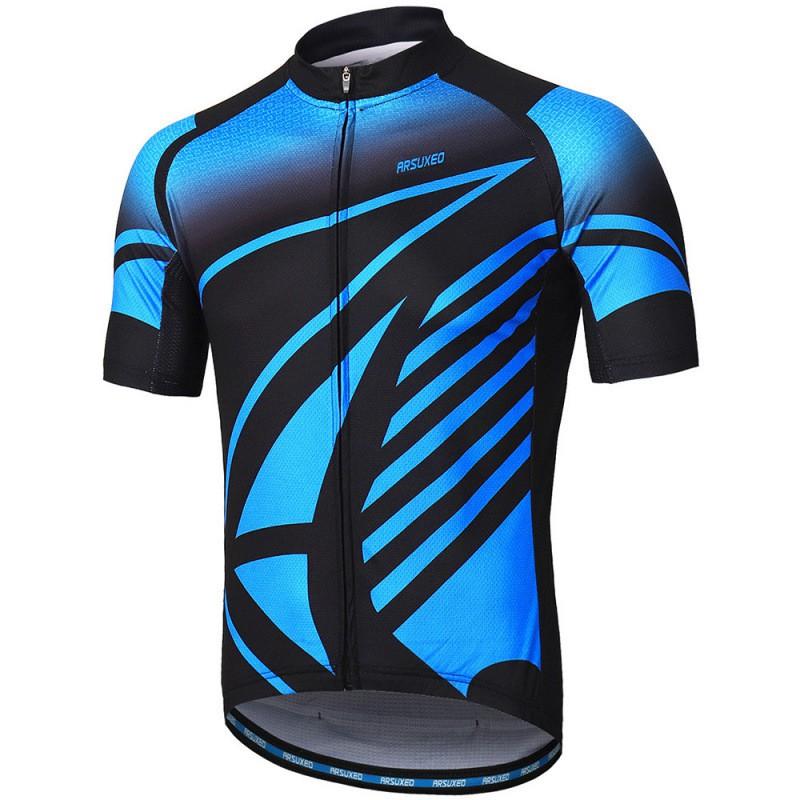 Mens Womens Cycling Jersey Set Breathable Quick-Dry Mountain Road Bike Short Sleeve Top Shorts