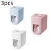 Automatic Wall Mount Toothpaste Dispenser Lazy Toothpaste Squeezer Waterproof Bathroom Toothbrush Holder Storage Accessory