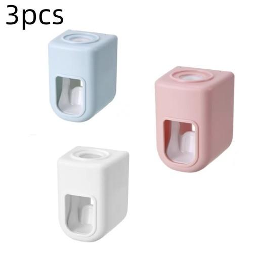 Automatic Wall Mount Toothpaste Dispenser Lazy Toothpaste Squeezer Waterproof Bathroom Toothbrush Holder Storage Accessory