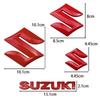 10.1cm 8cm for Suzuki Swift Logo Front Rear Badge Metal Alloy Car Sticker Trunk Emblem Decals Alto Samurai Jimny Accessories