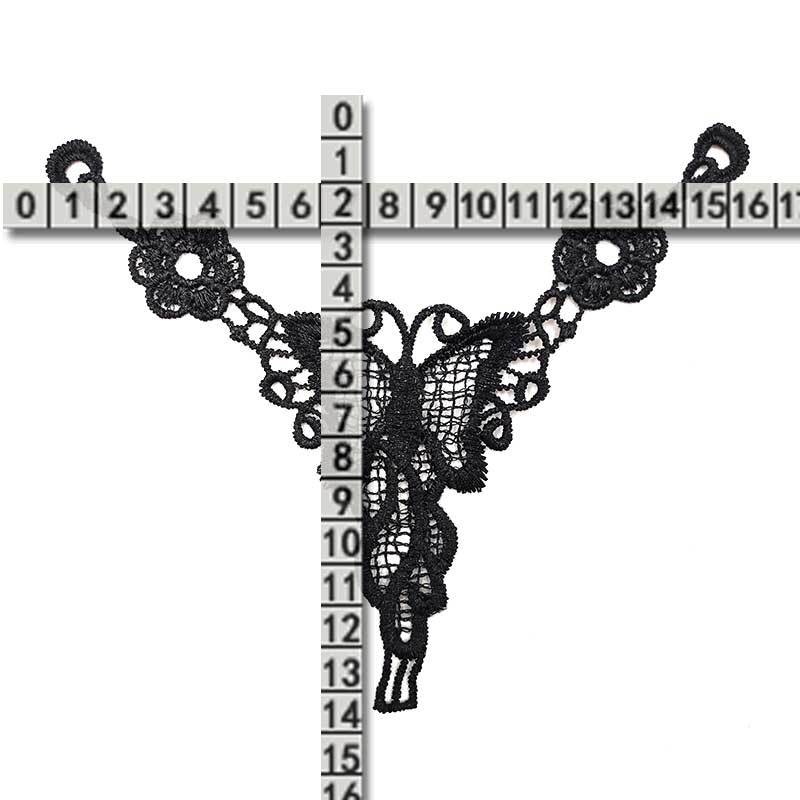 Water-Soluble Lace Embroidery Small Flower, Three-Dimensional Hollow Embroidery Diy Lace, Underwear Suspender Accessories, Butterfly Pattern