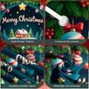 Christmas Event Banner Green Pine Branches Xmas Backdrop Holiday Celebration Background Festive Lights Holiday Background