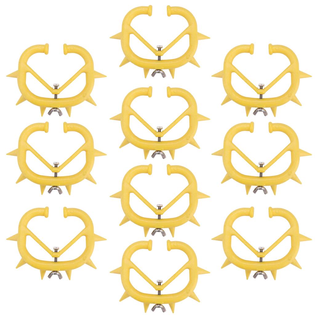 10pcs CalF weaning Nose Rings Plastic Weaning Spiked Ring Preventing Suckling