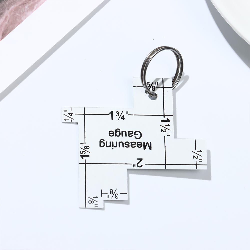 Home DIY Craft Precision Seam Template Sewing Ruler Measuring Gauge Patchwork Quilting Tailor Ruler