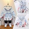 Boys Handsome Coat 2025 Spring and Autumn Children's Casual Hooded Hardshell Jacket