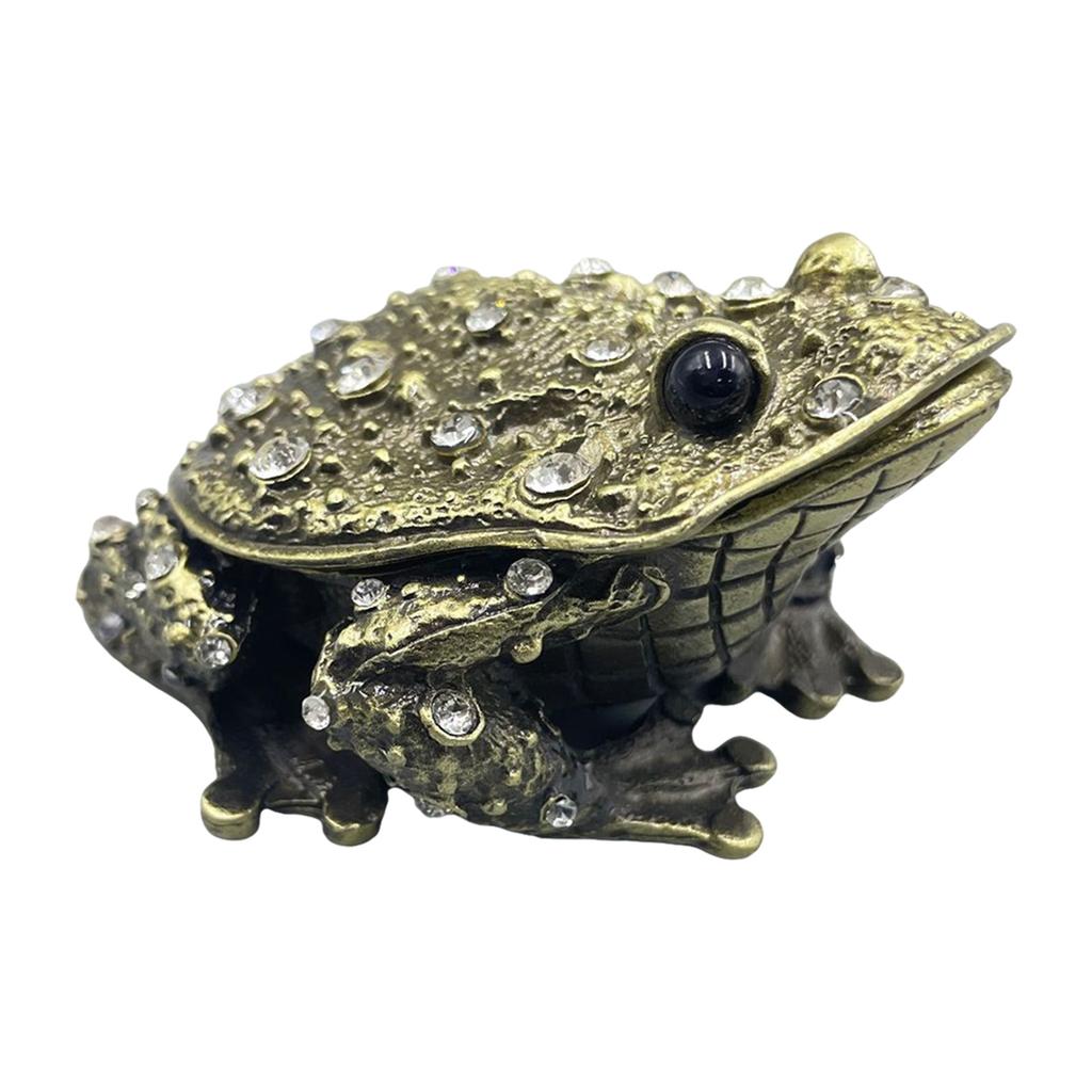 Heart/Butterfly Trinket Box Enamel Hand Painted Hinged Jewelry Box Ring Earrings Jewelry Organizer Figurines Collectible