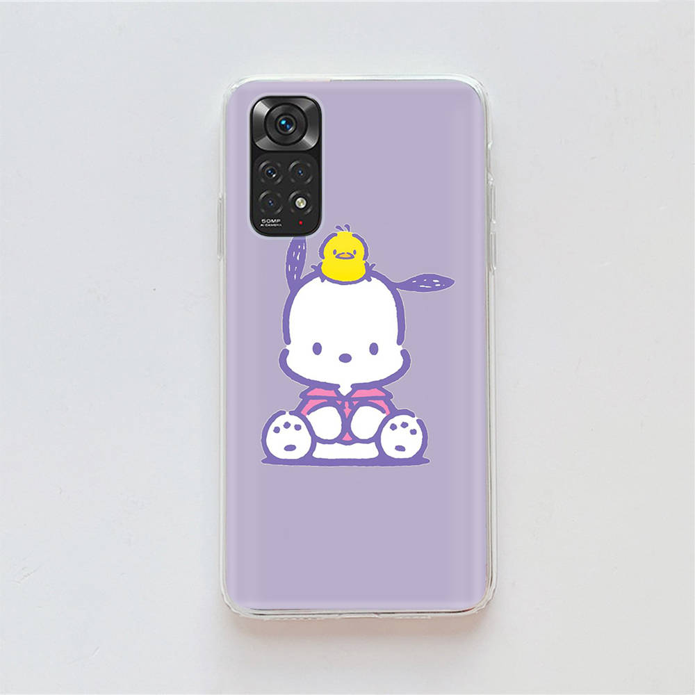 KT73 Pochacco Hülle für Samsung A04 A14 A23 A34 A54 M23 M33 M52 M53 Realme 10 9 C30S C35 C55 VIVO Y02S Y21 Y33S Y51 X80 Pro Klare Hülle