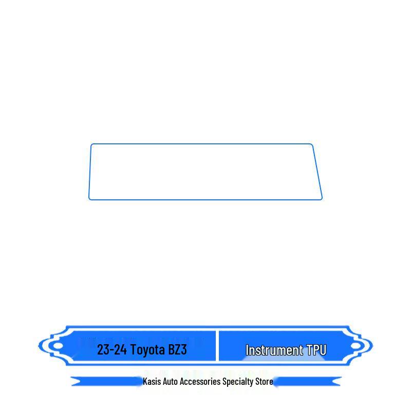 Toyota BZ3 Interior Navigation Screen Tempered Film & Console Sticker, 2023-24 Model.