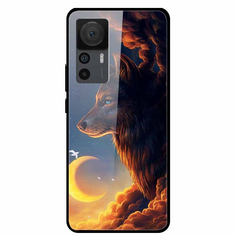 For Xiaomi 12T Cases 12T Pro Luxury Tempered Glass Hard Back Covers For Xiaomi 12T Pro Phone Cases Capa Fundas Xiaomi 12T Coques