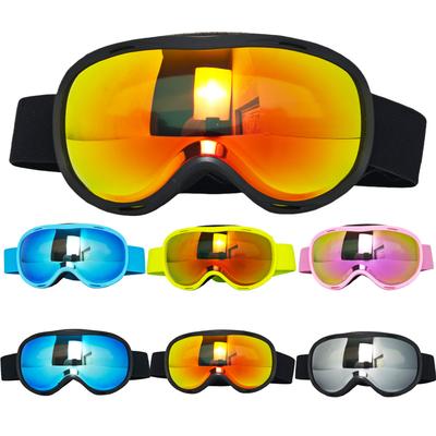 New Spherical Ski Goggles, Double-layer Anti-fog, Unisex, Outdoor Cylindrical Lens