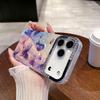 Custodia per Telefono Pittura a Olio Artistica con Farfalle per Apple 17 Pro Max & 16 Pro - Design Unico con Ampia Apertura