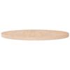 342913 vidaXL Round Table Top Ø90x4 Cm Solid Untreated Oak Wood