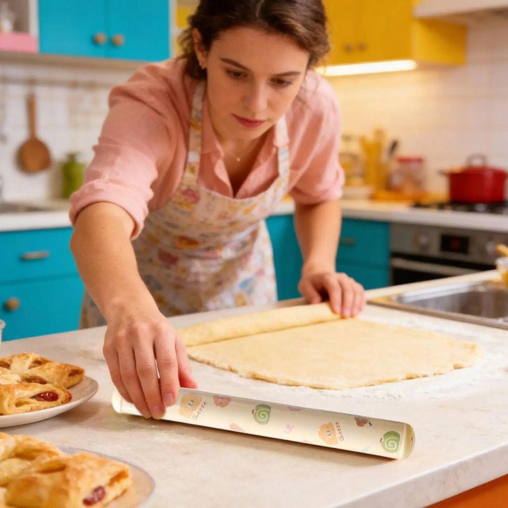 Non-stick Rolling Pin Cartoon Dough Bake Roller Multifunctional Pastry Roller  Kitchen Use