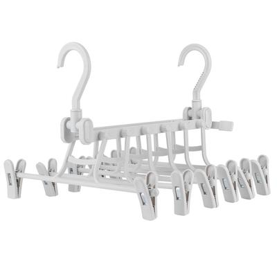 Przenośny Składany Wieszak Stojak do Suszenia Ubrań Organizer do Przechowywania Ubrań w Gospodarstwie Domowym