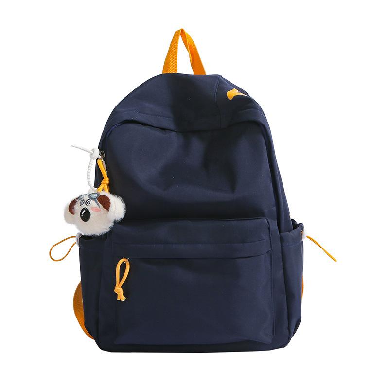 Schoolbag Korean version of simple large-capacity backpack female high school college student high value commuter backpack schoolbag junior high