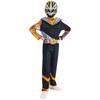 Power Rangers Childrens/Kids Cosmic Fury Black Ranger Costume