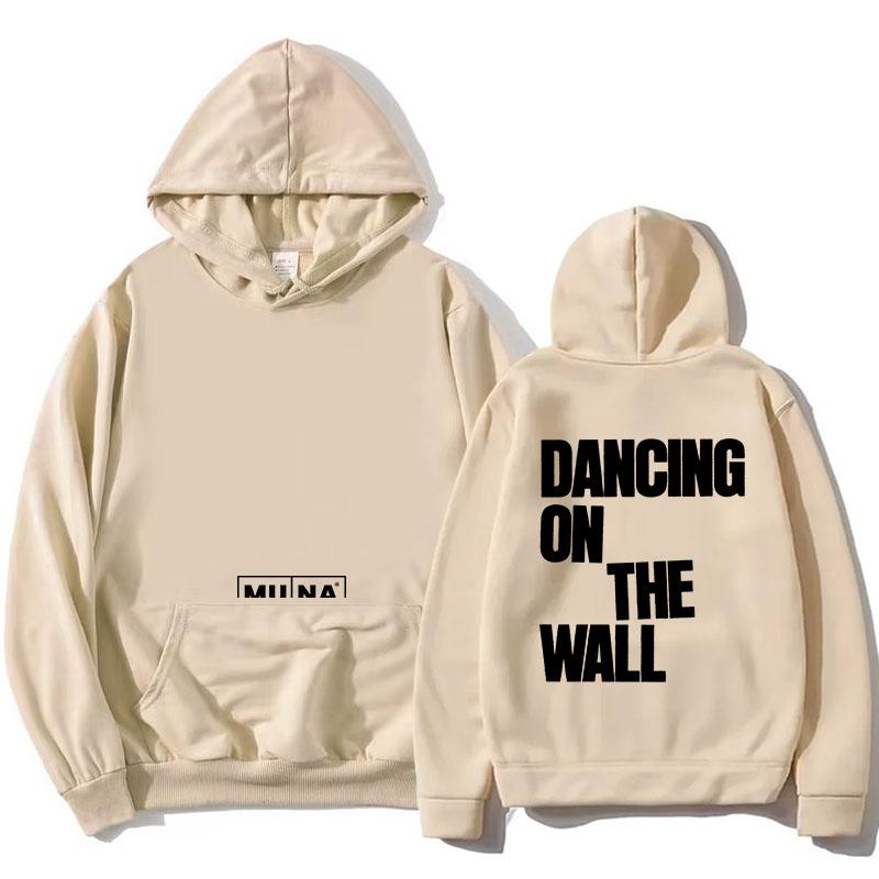 MUNA Dancing on The Wall Hoodies Long Sleeve Hooded Sweatshirt Unisex Streetwear Pop Band Design Pullovers Female Clothing