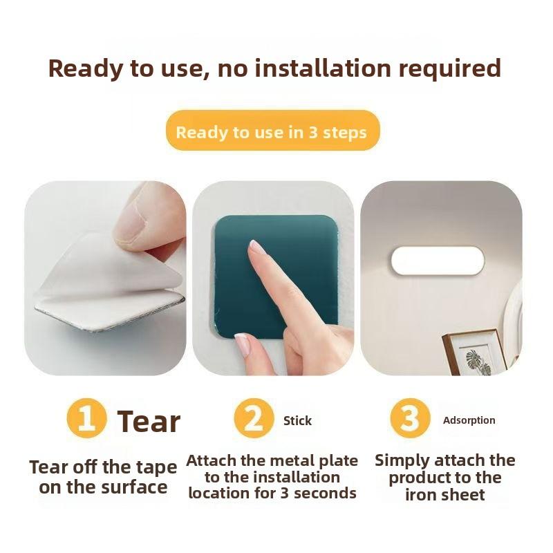 

Human body intelligent induction night light charging button dormitory light press lamp bedside lamp camping light eye protection