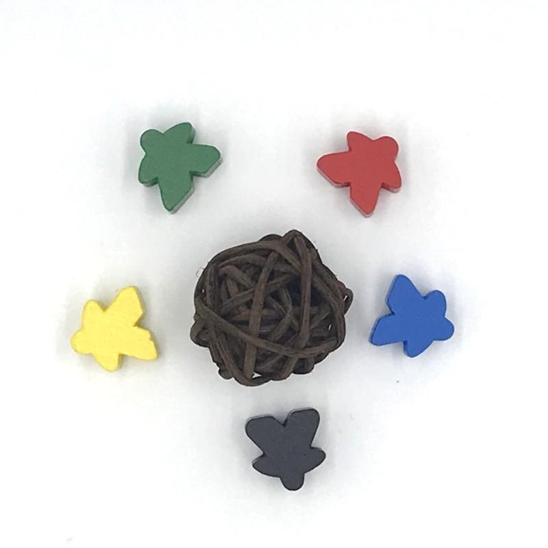 30 Stuks Houten Pion Schaak Standaard Maat 16 Mm Meeple Voor Carcassonne Bordspel Accessoires 16 Mm*16 Mm
