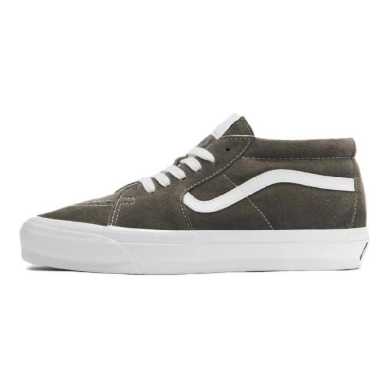 Vans SK8 unisex comfy minimalist mid-top skate shoes brown VN000CQQCHZ 35