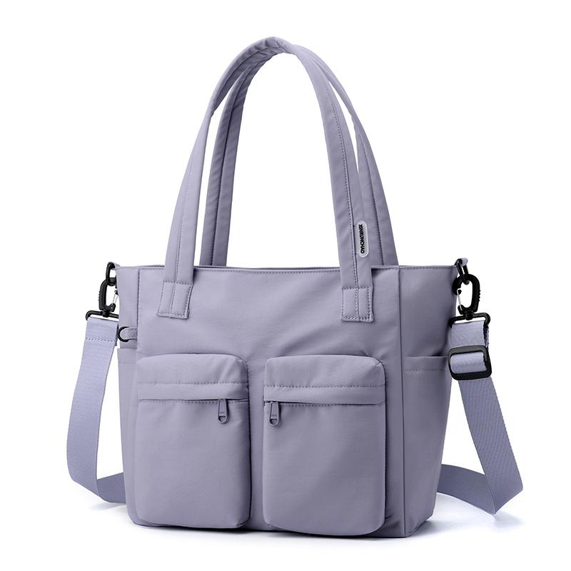 Classic Nylon Shoulder Bag Women Multi Pocket Crossbody Bag Inner Zipper Pocket Ideal for Everyday Use Work Shopping and Meeting Friends