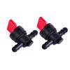 5 Stück 1/4" Kraftstoff Absperrventil für Kleinmotor Rasenmäher ATV Kraftstoffventil 698183 493960 698181 697947 9494768 5019H 5019K
