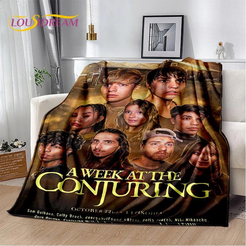 3D Sam and Colby XPLR Boys Soft Flannel Blanket for Bed Bedroom Sofa Picnic,Throw Blanket for Cover Outdoors Leisure Gift Kids