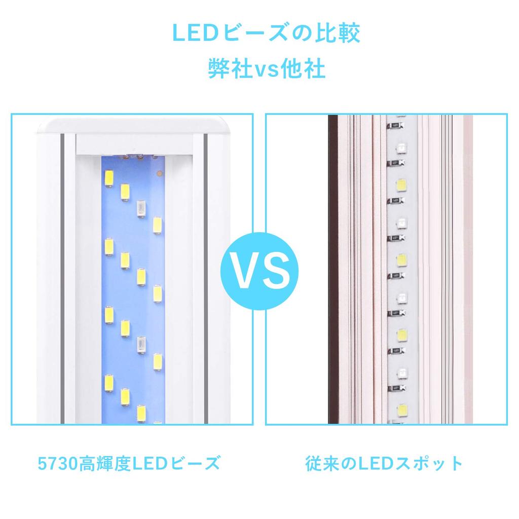 Lampe d'aquarium LEDGLE 10 W compatible avec les aquariums 56 LED bleues 46 LED pour poissons, plantes aquatiques, poissons d'ornement, élevage