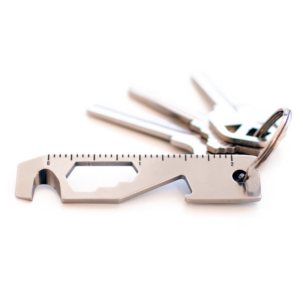 10-in-1 Camping Multi-tool Card: Screwdriver, Wrench, Bottle Opener, EDC Companion