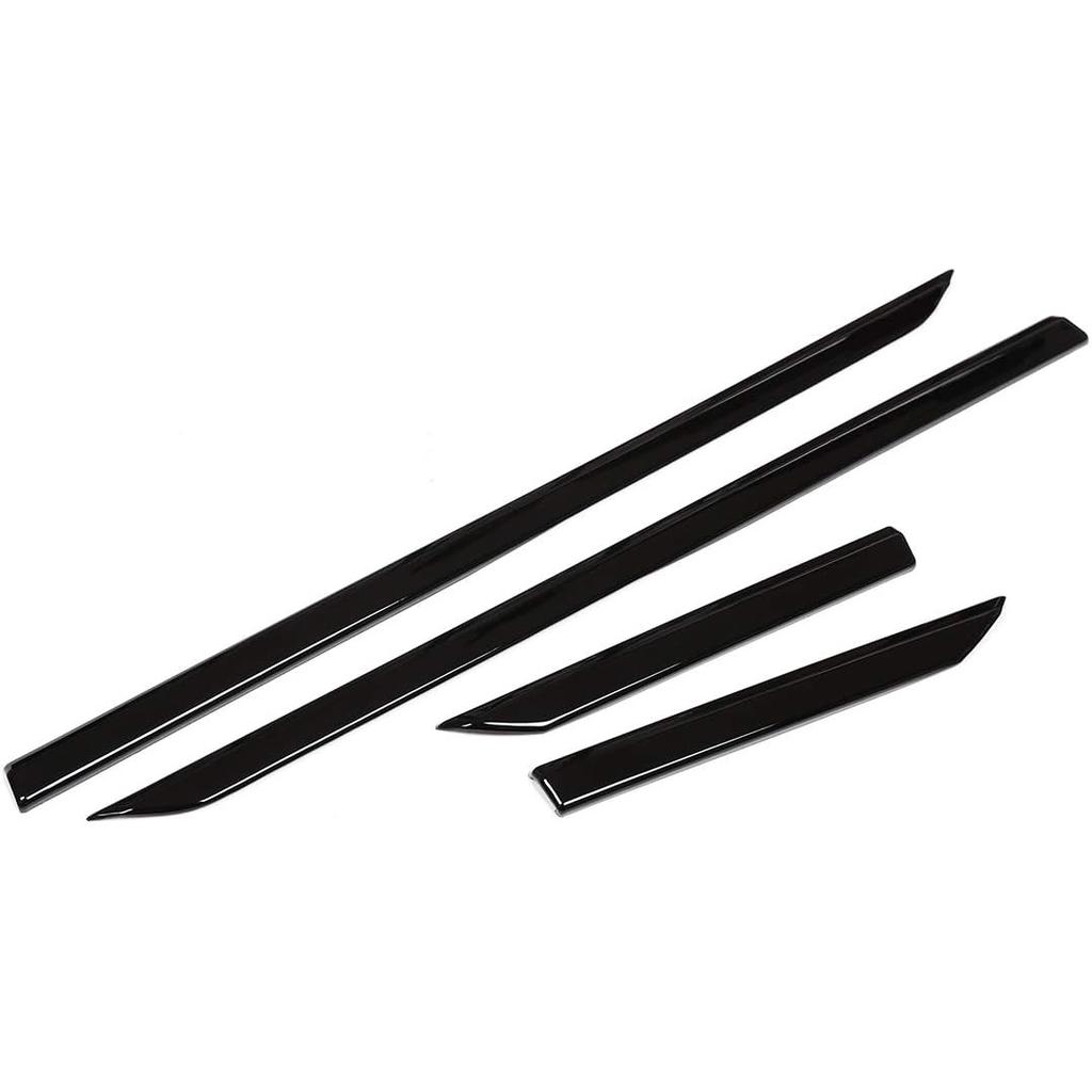 4pcs Piano Black Side Fender Cover Trim ABS Plastic for Land Rover Range Rover Velar 2017 2018 Car Accessories