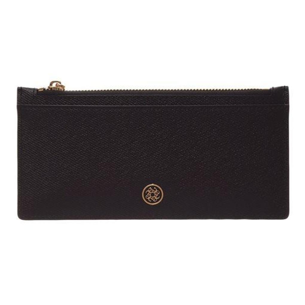 Women's Slim Cowhide Long Wallet Card Holder BLFW02TA