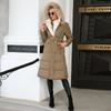Chaqueta de invierno de longitud completa, abrigo acolchado de algodón, Parka larga con capucha de piel, chaqueta de invierno de longitud completa para mujer, abrigo acolchado de algodón, chaqueta con capucha de piel