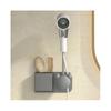 Hair Dryer Holder No Need to Hold Adjustable Wall Hanging Free of Hands No Need to Punch Holes Air Duct Storage Rack