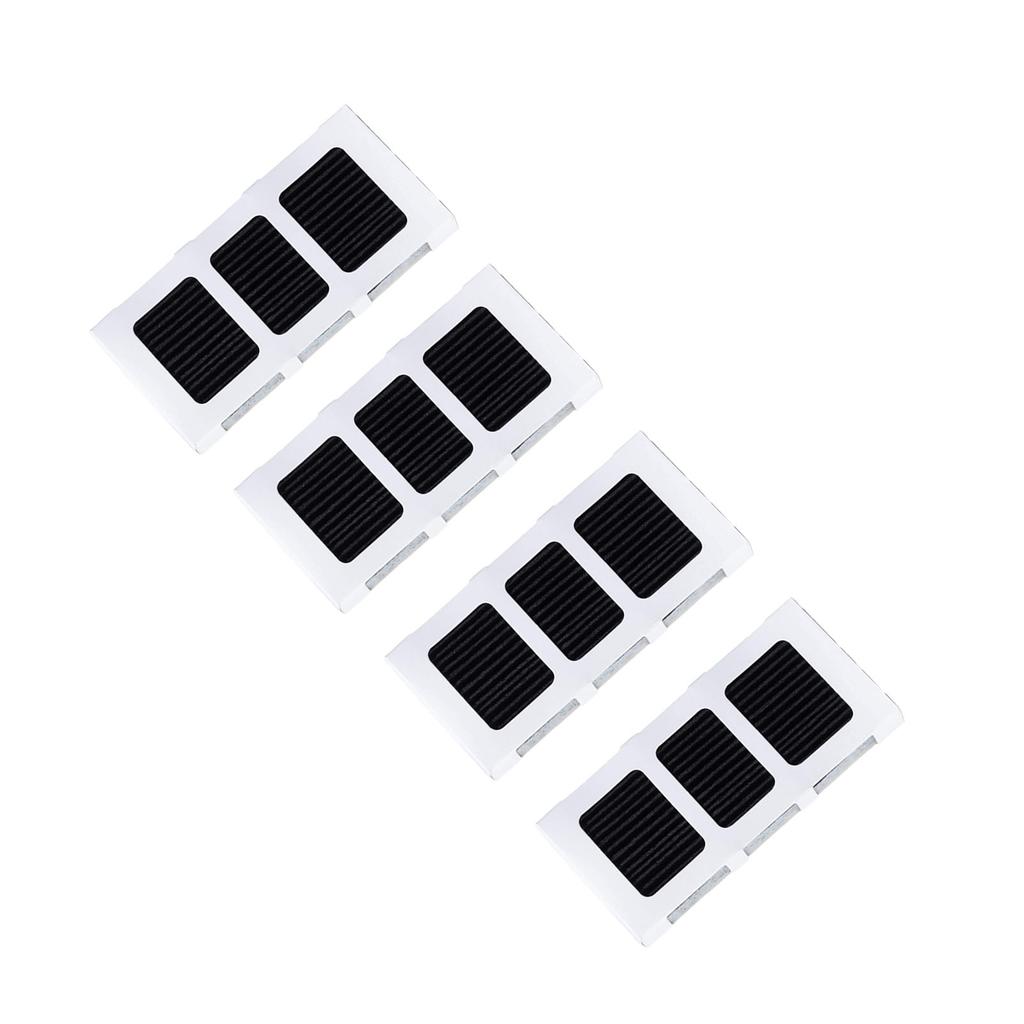 4Pcs Refrigerator Air Filter Replacement Activated Carbon Highly Effective Air Purifying Filter
