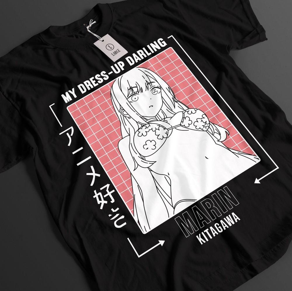 

My Dress Up Darling Shirt Marin Waifu Tshirt Wakana Gojo Top Juju Anime Gift Tee XL