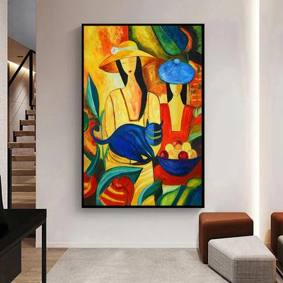 Berühmte moderne Picasso meistverkaufte reine Leinwand Malerei und Drucke Wandbilder für Wohnzimmer Home Decoration Rahmenlose Geschenke