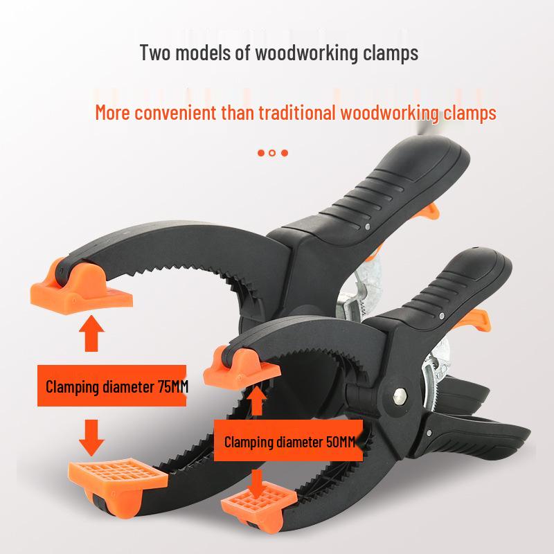 Adjustable Ratchet Woodworking G Clamp: Universal Clip Tool for Wood Board Fixing and Quick Pressure Tightening