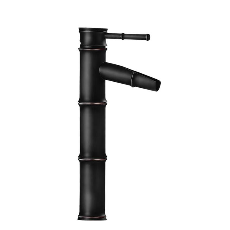 Antique Black Bamboo Style Bathroom Faucet