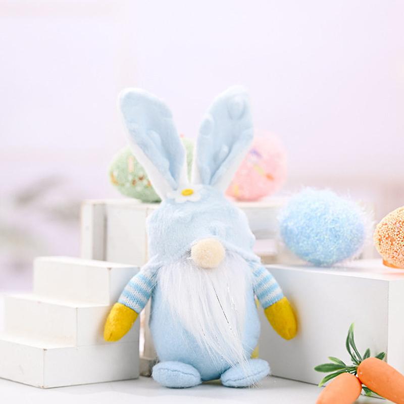 Velikonoční Králíček Gnóm Barevný Králíček Plyšový Závěsný Sváteční Party Potřeby Plyšový Králík Goblin Dekorace Pro Obývací Pokoj Poličku Dům