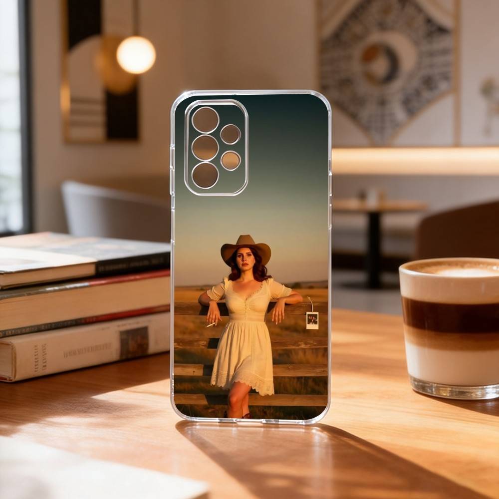 L-Lana Del R-Rey Phone Case Transparent Silicone Soft For Samsung S25,S24,S21,S22,S23,S30,Ultra,S20,Plus,Fe