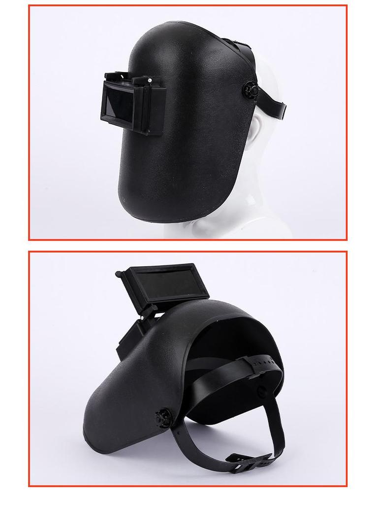 Argon Arc Welding Mask with Face Shield & Head-Mounted Cap for Safety Protection